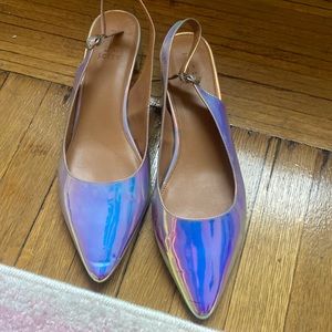 J Crew Hologram Flats Size 11
